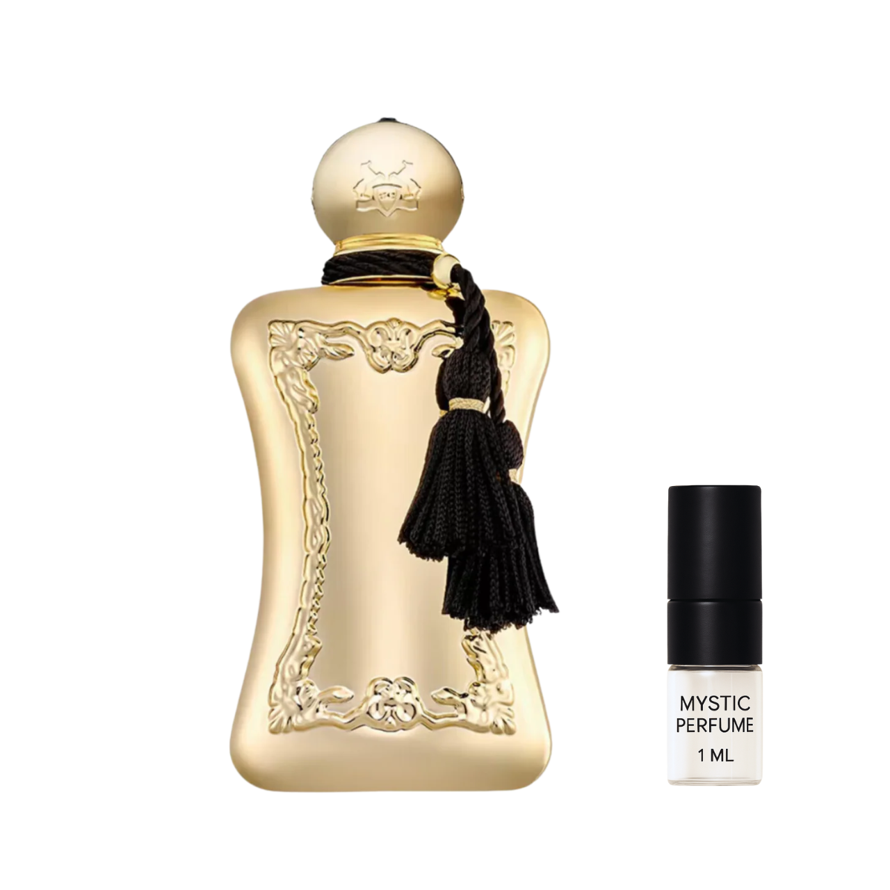 Parfums de Marly Darcy Parfum sample vial label detail