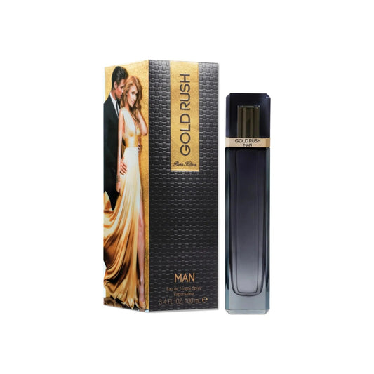 Paris Hilton Gold Rush Man Eau de Toilette perfume bottle