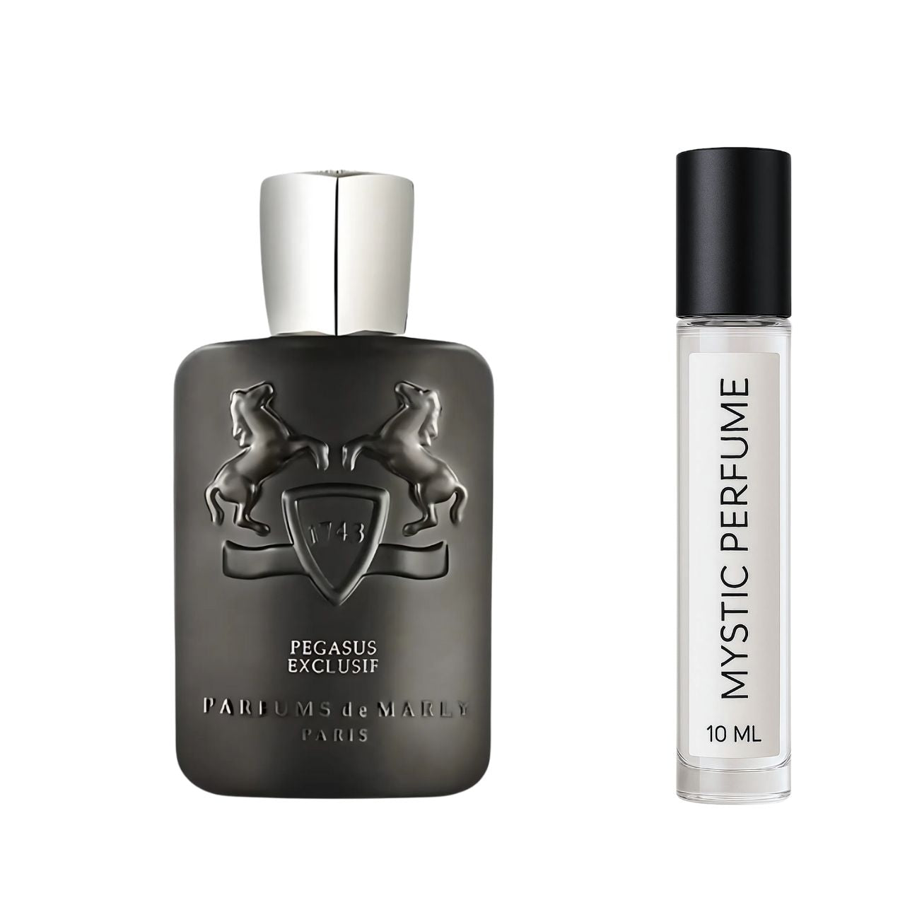 Parfums de Marly Pegasus Exclusif Parfum sample vial label detail