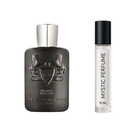 Parfums de Marly Pegasus Exclusif Parfum sample vial label detail