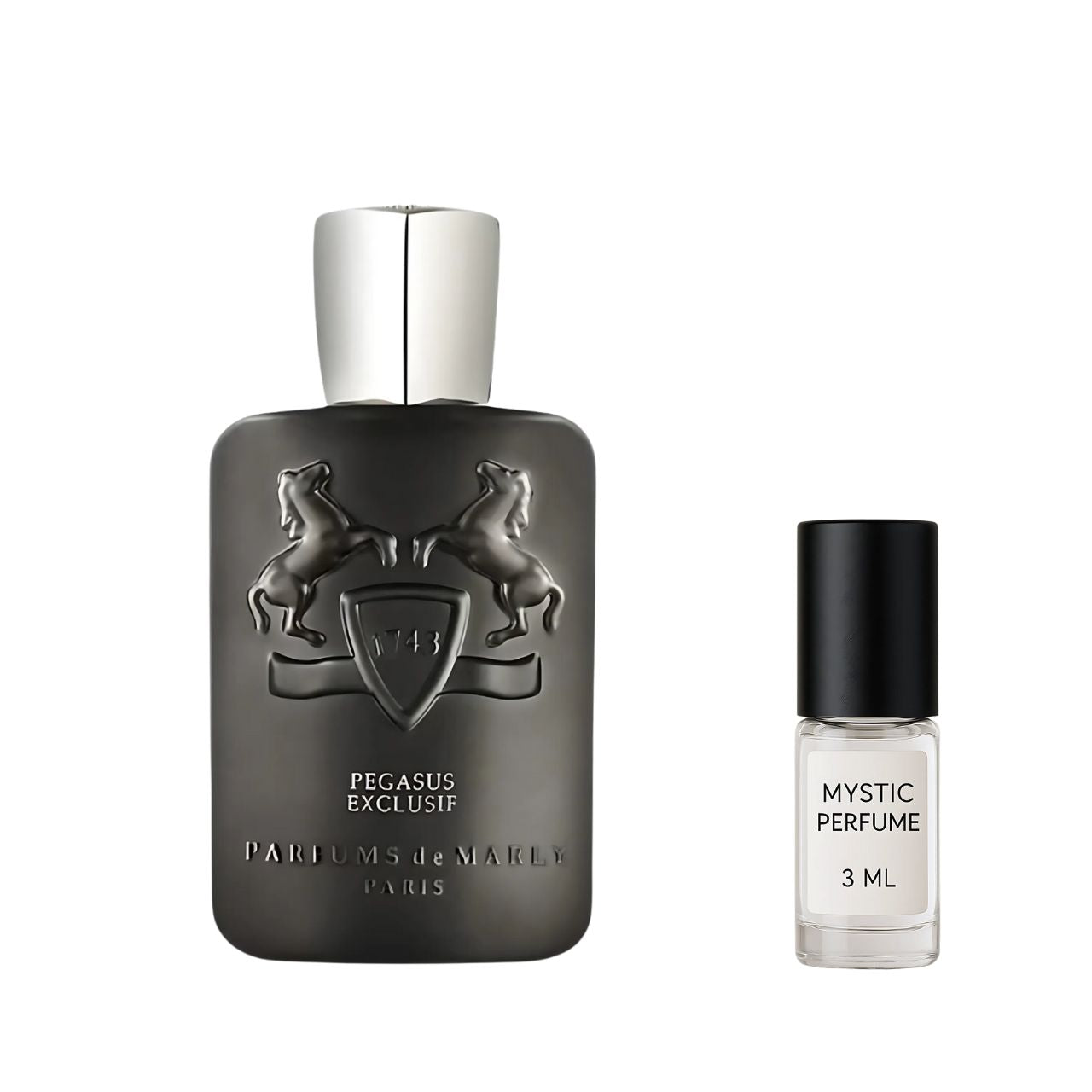 Parfums de Marly Pegasus Exclusif Parfum sample vial label detail