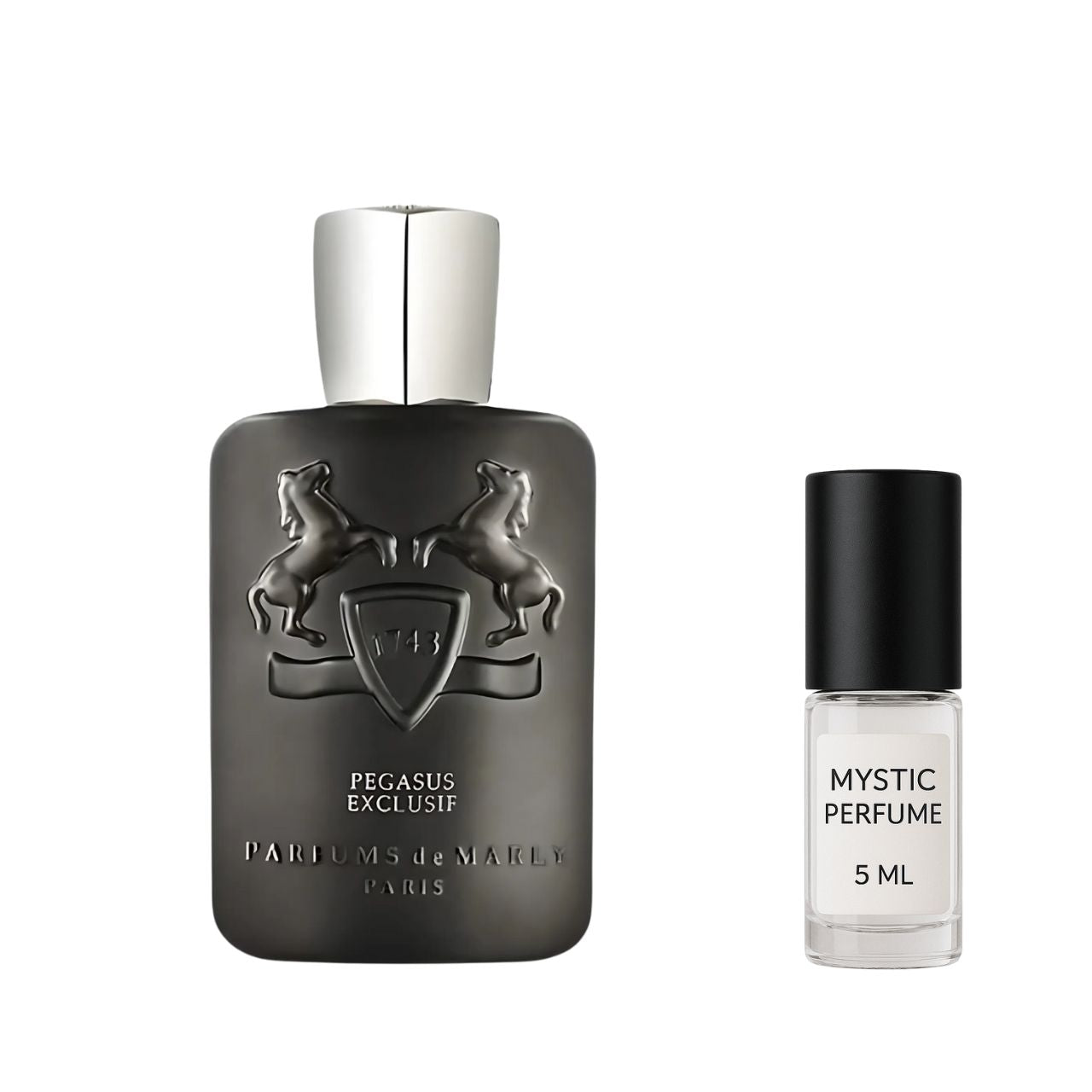Parfums de Marly Pegasus Exclusif Parfum sample vial label detail