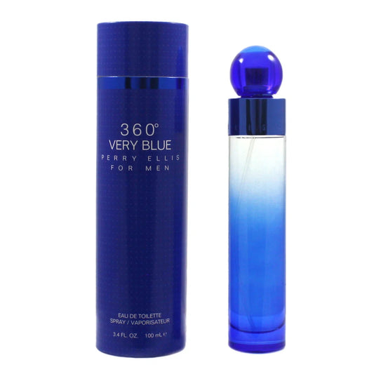 Perry Ellis 360 Very Blue Eau de Toilette perfume bottle