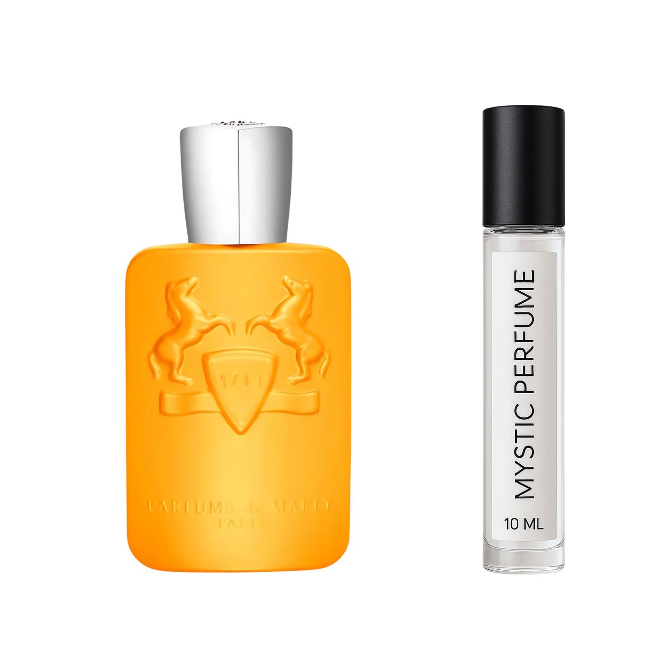 Parfums de Marly Perseus Parfum sample vial label detail