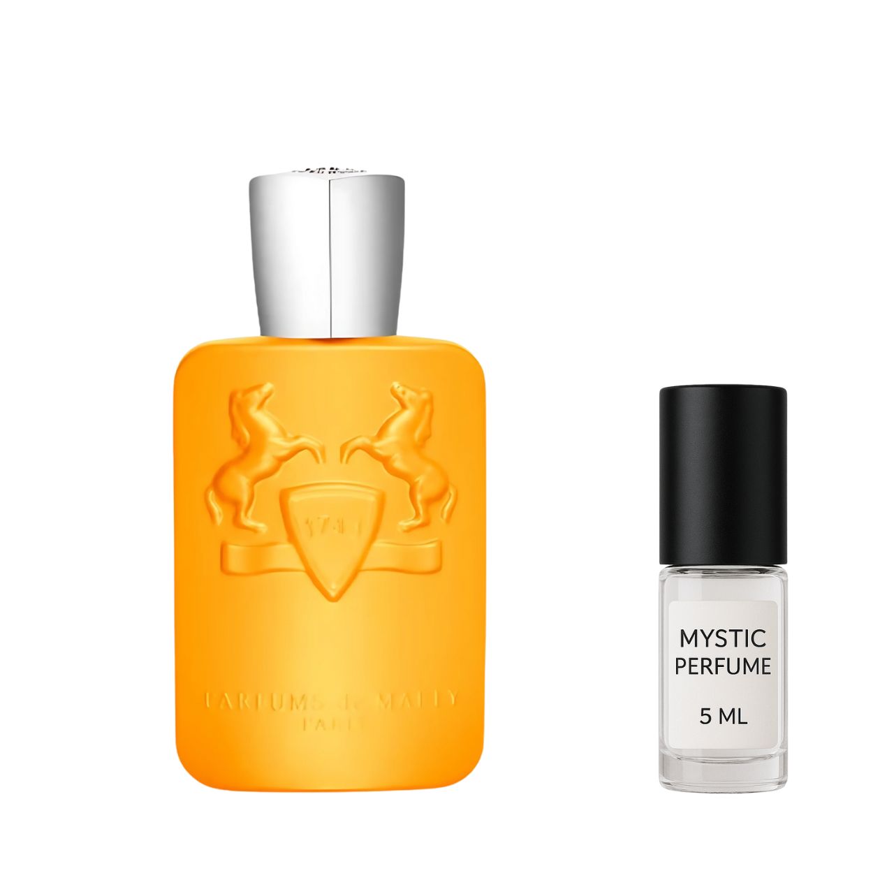 Parfums de Marly Perseus Parfum sample vial label detail