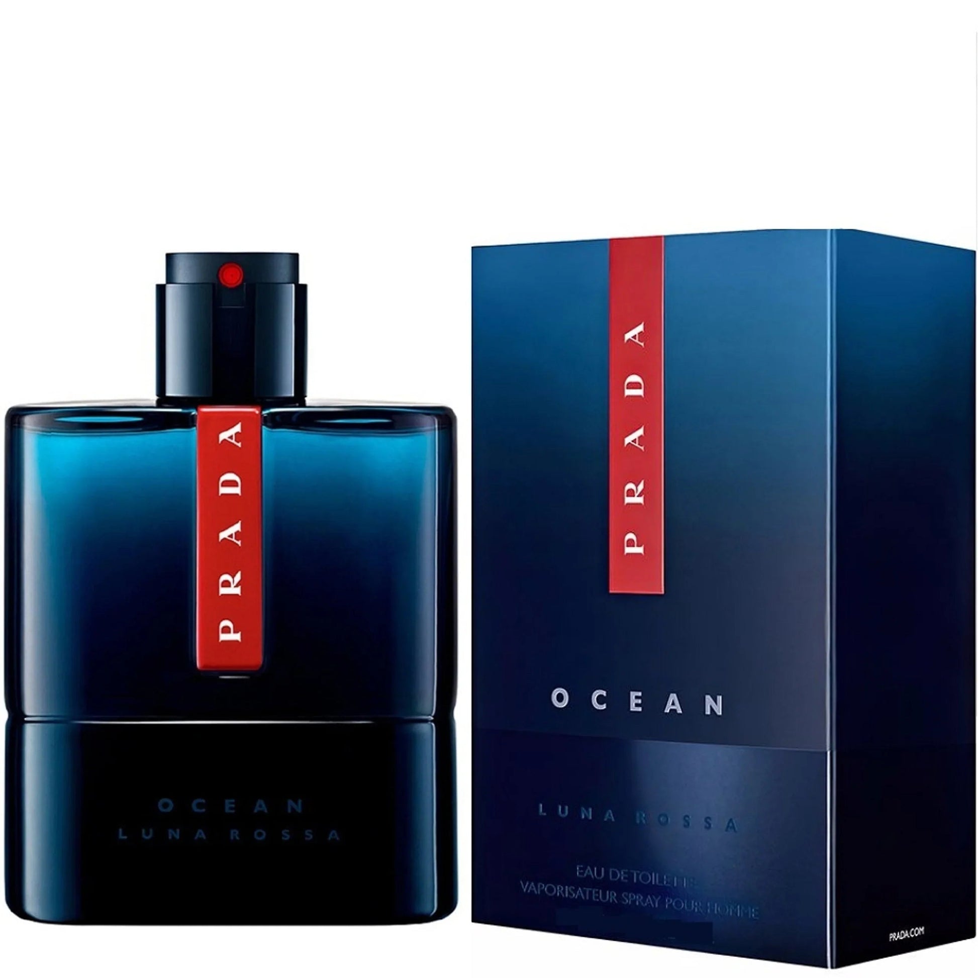 Prada Luna Rossa Ocean Eau de Toilette perfume bottle