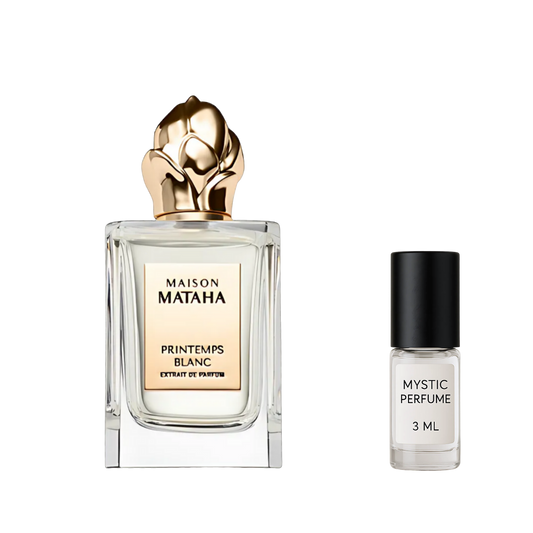 Maison Mataha Printemps Blanc decant sample vial