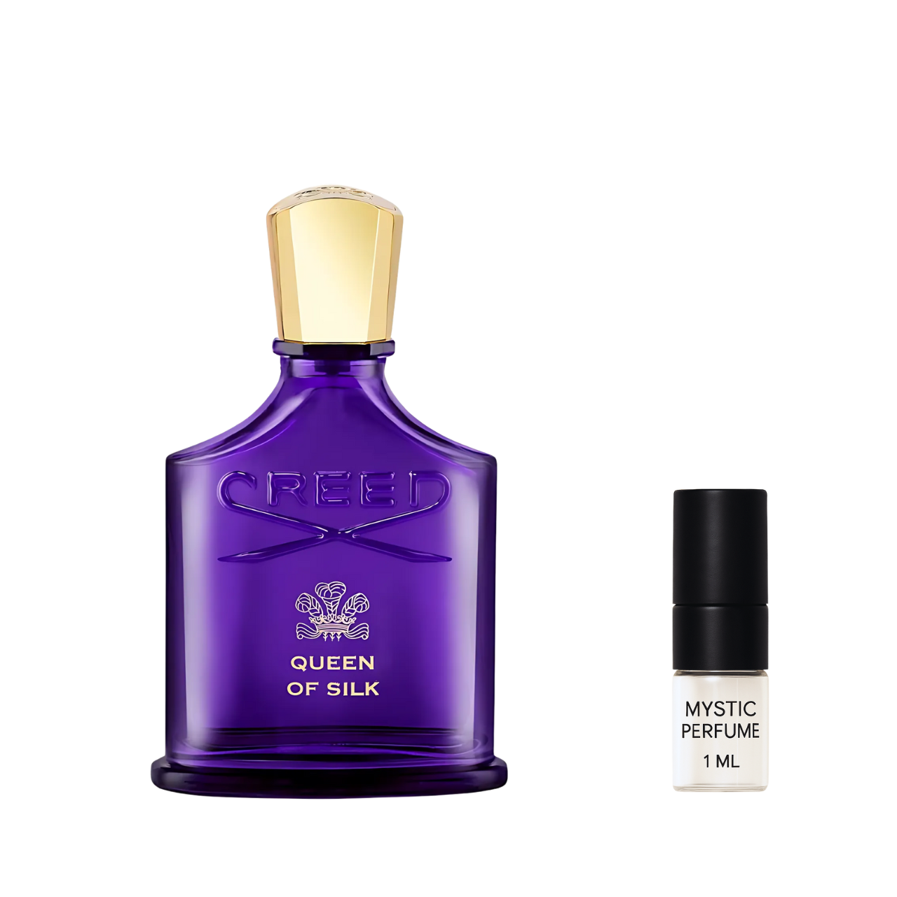 Creed Queen of Silk sample vial label detail