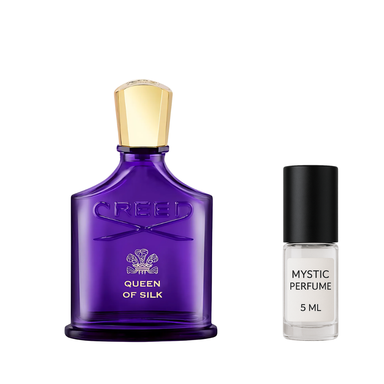 Creed Queen of Silk sample vial label detail