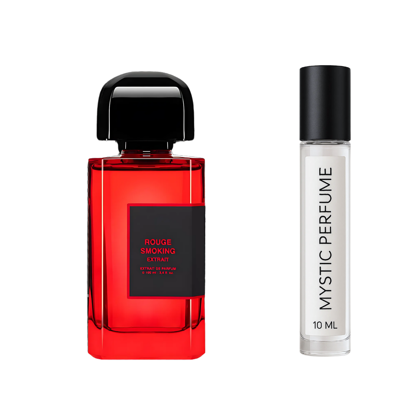 BDK Parfums Rouge Smoking Extrait Parfum sample vial label detail