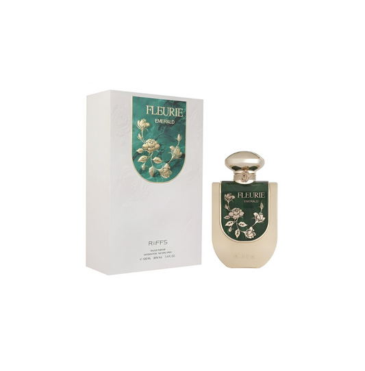 Riffs Fleurie Emerald Unisex Eau de Parfum perfume bottle