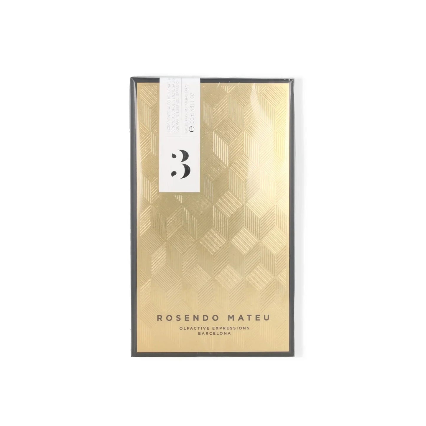 Rosendo Mateu No 3 Neroli Iris White Musk Eau de Parfum perfume bottle