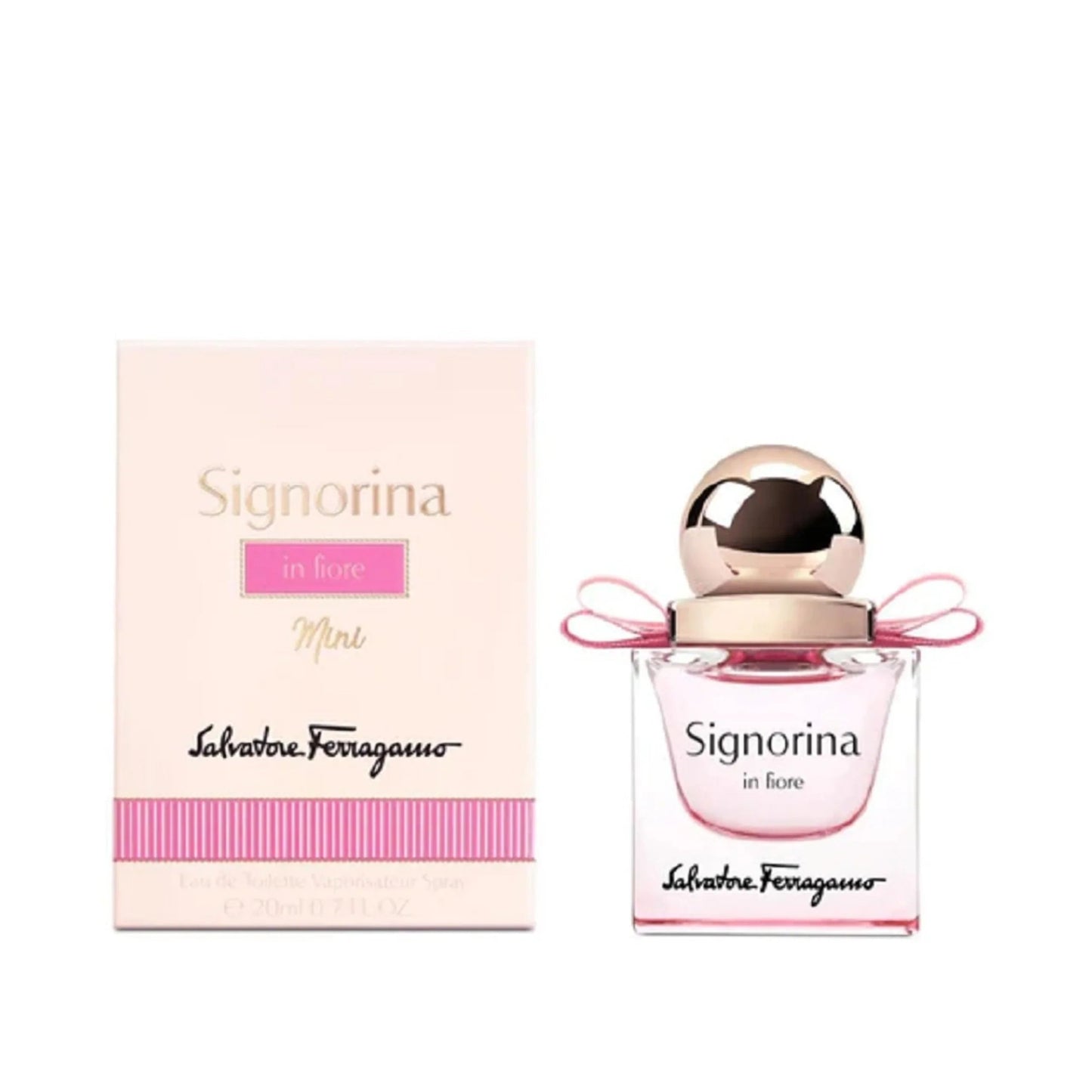Salvatore Ferragamo Signorina In Fiore Eau de Toilette bottle and box