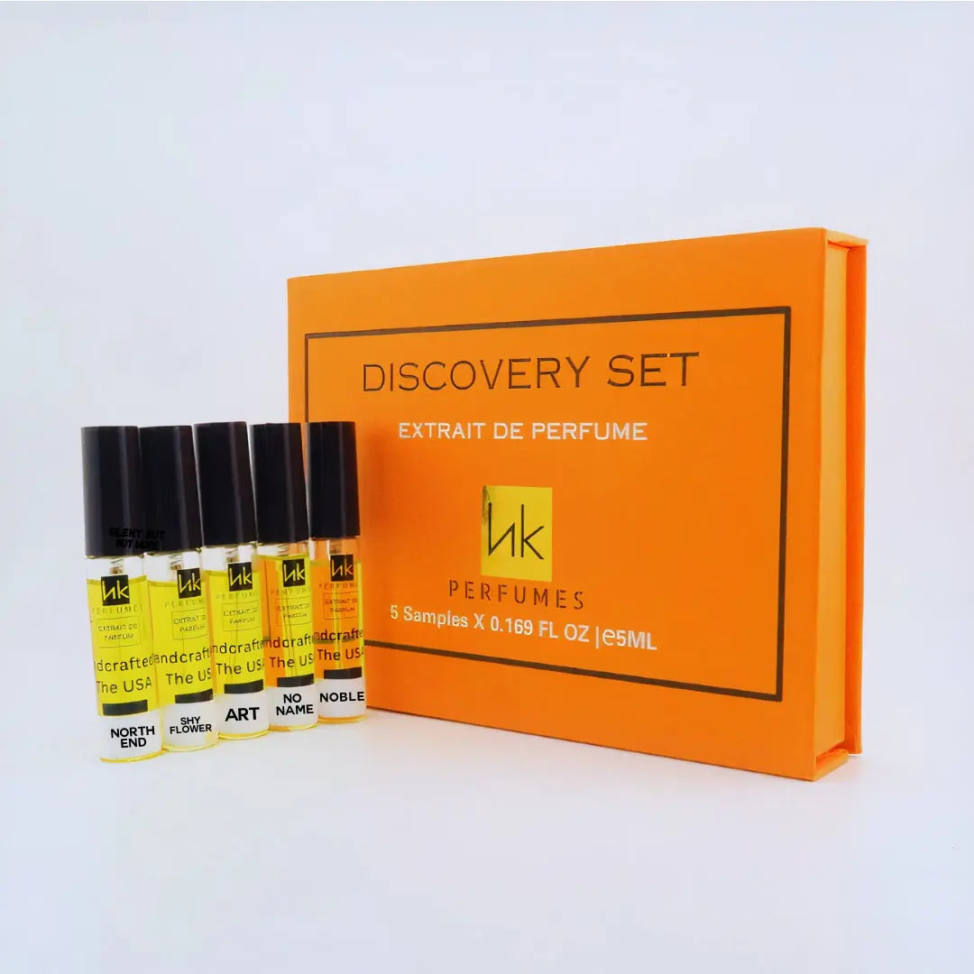 Sandalwood Fragrance Set sample vial label detail