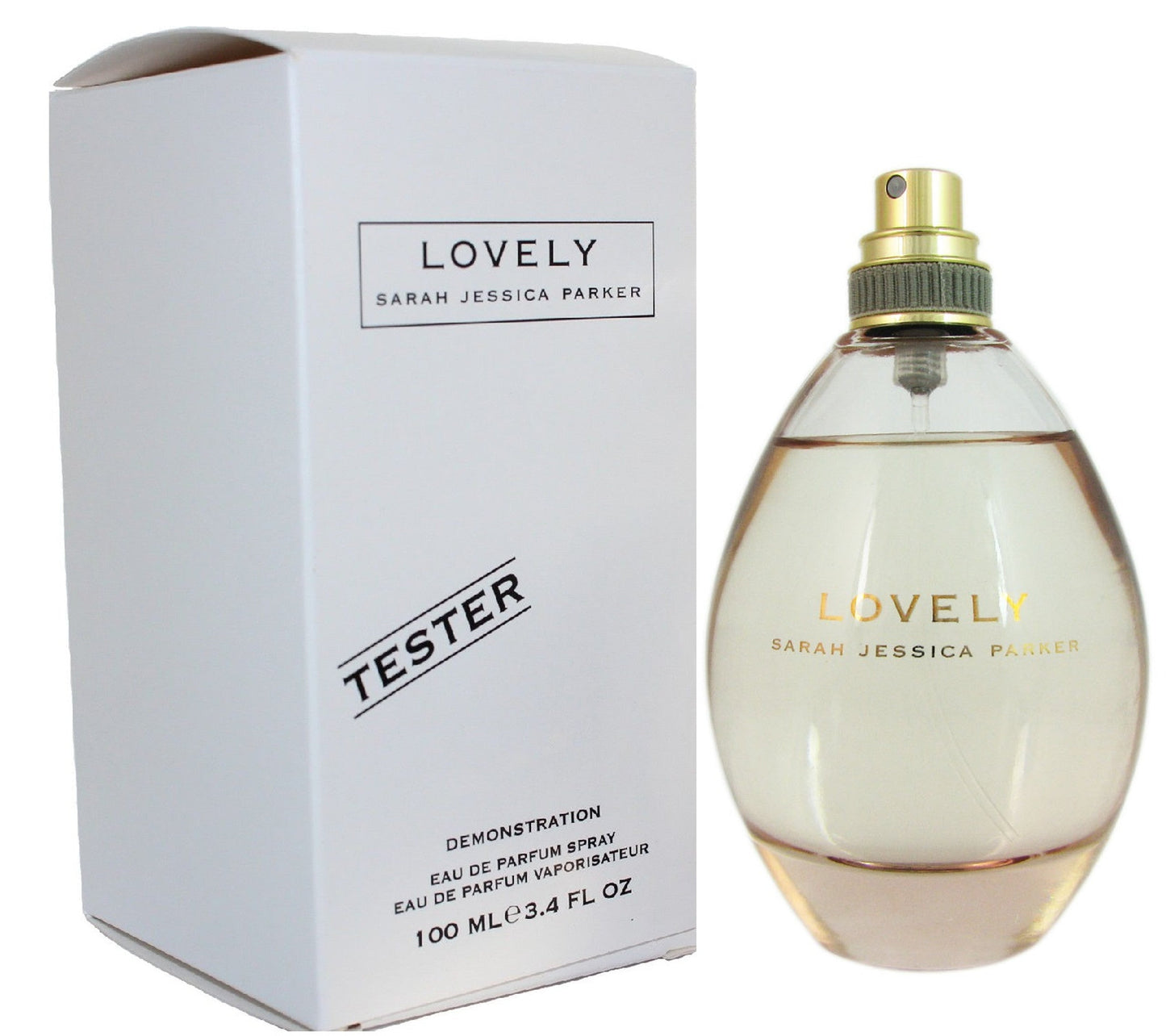 Sarah Jessica Parker Lovely Eau de Parfum bottle close-up detail