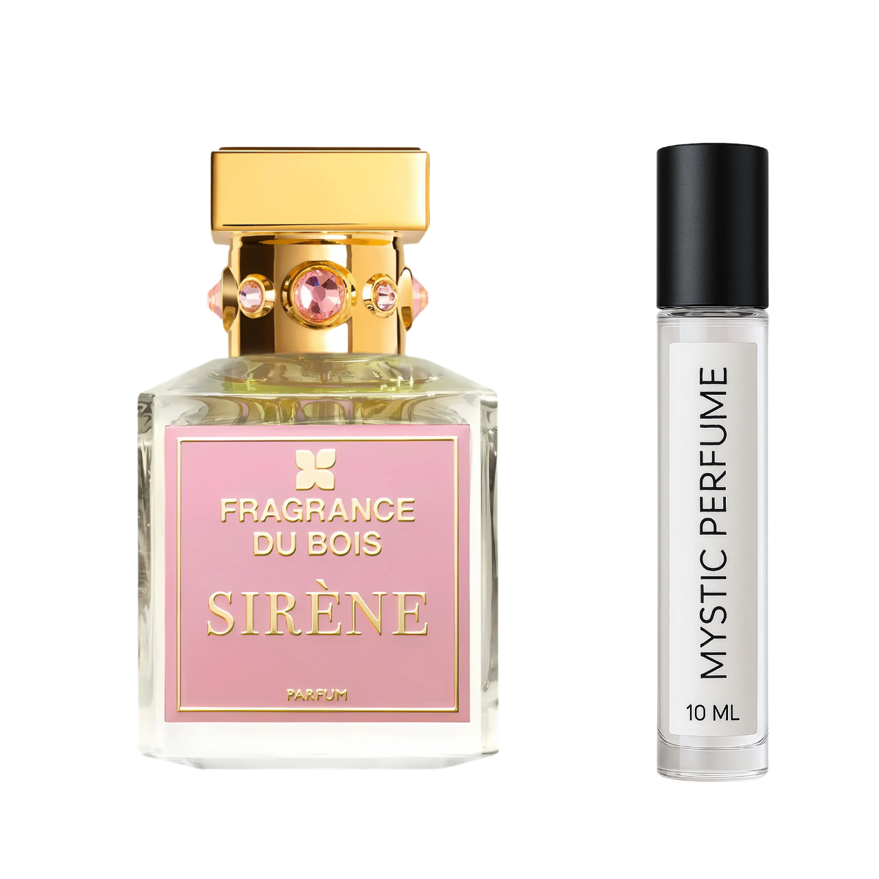 Fragrance Du Bois Sirene sample vial label detail