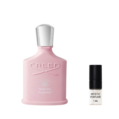 Creed Spring Flower sample vial label detail