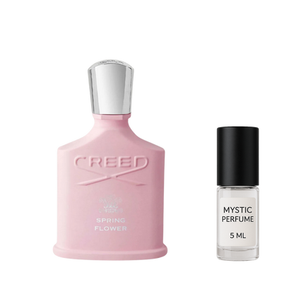 Creed Spring Flower sample vial label detail