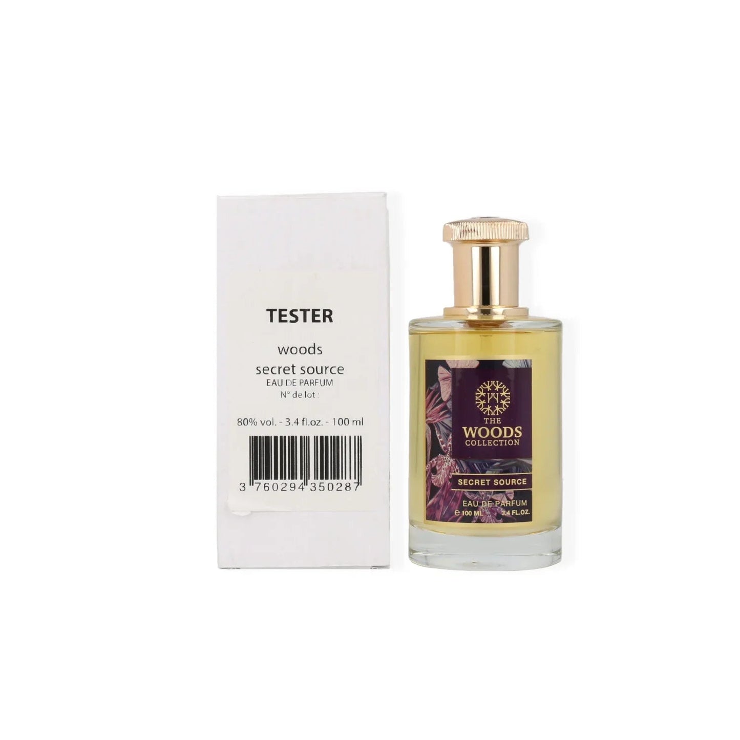 The Woods Collection Secret Source Eau de Parfum packaging box