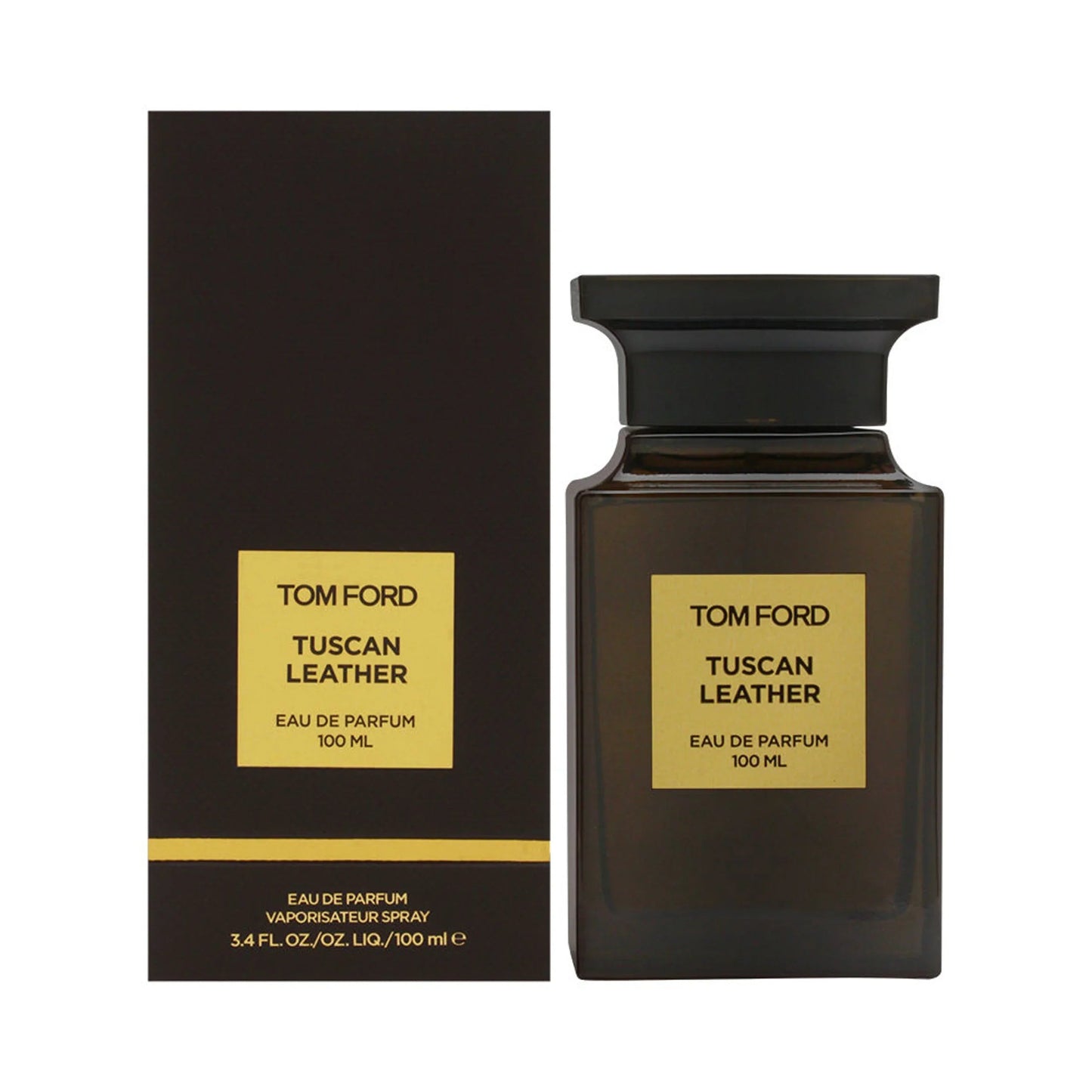 Tom Ford Tuscan Leather Eau de Parfum bottle and box