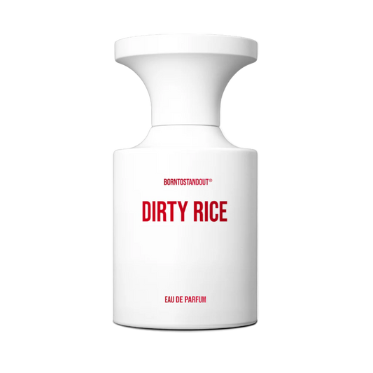 BORNTOSTANDOUT Dirty Rice perfume bottle