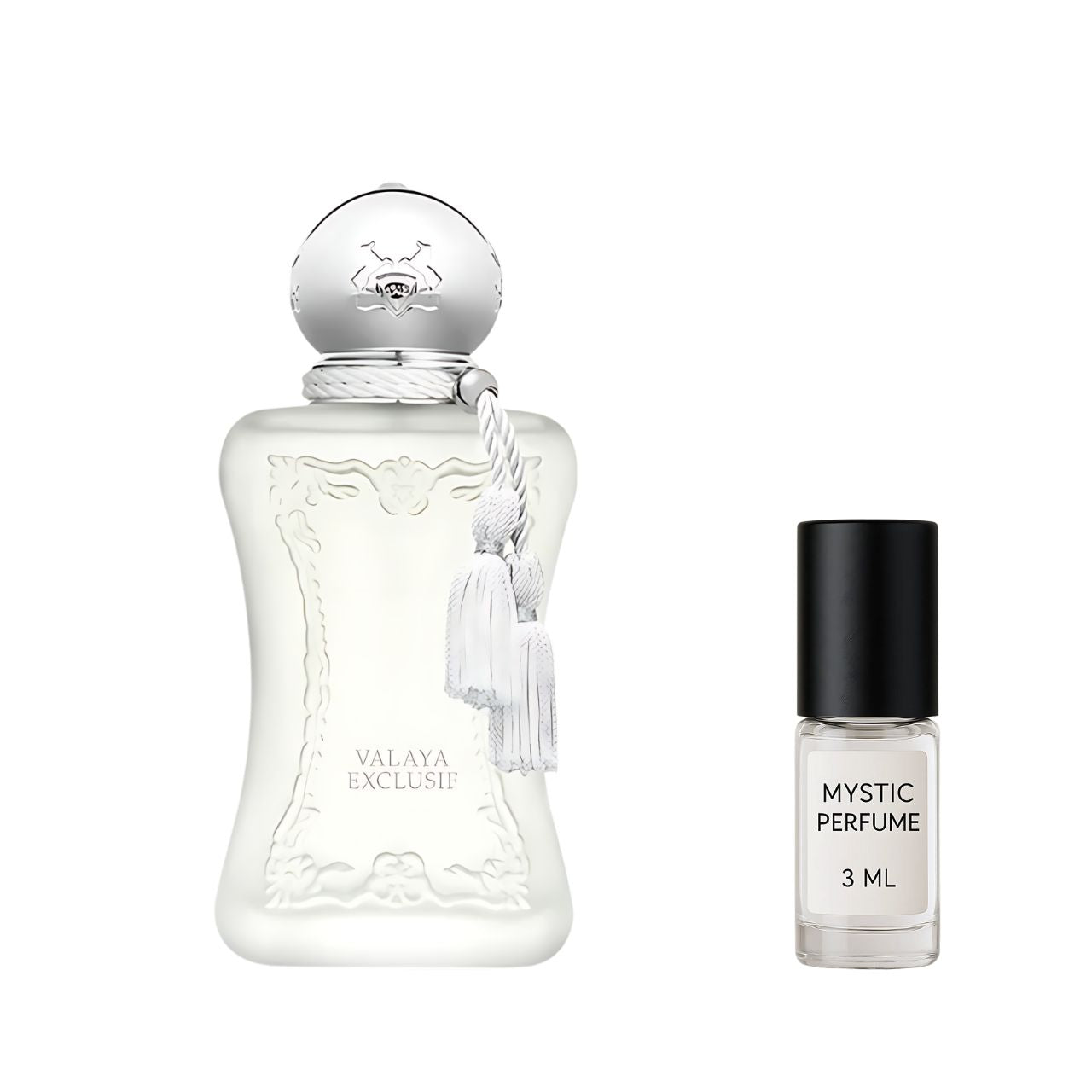 Parfums de Marly Valaya Exclusif Parfum sample vial label detail