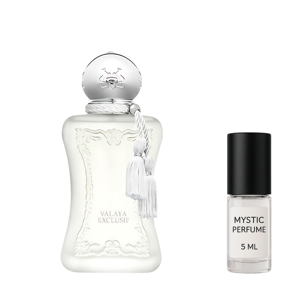 Parfums de Marly Valaya Exclusif Parfum sample vial label detail