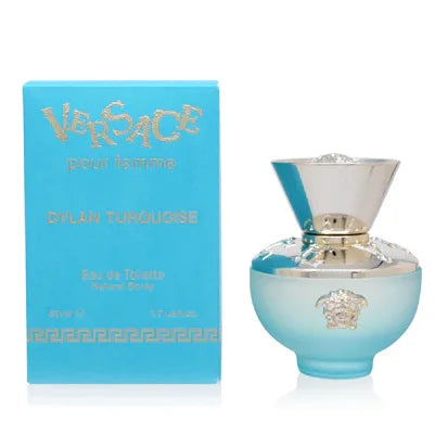 Versace Dylan Turquoise Eau de Toilette bottle and box