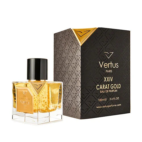 Vertus XXIV Carat Gold Eau de Parfum perfume bottle