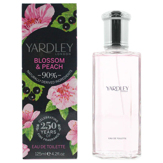 Yardley London Blossom & Peach Eau de Toilette perfume bottle