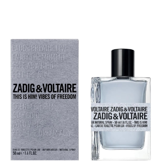 Zadig & Voltaire This is Him! Vibes of Freedom Eau de Toilette perfume bottle