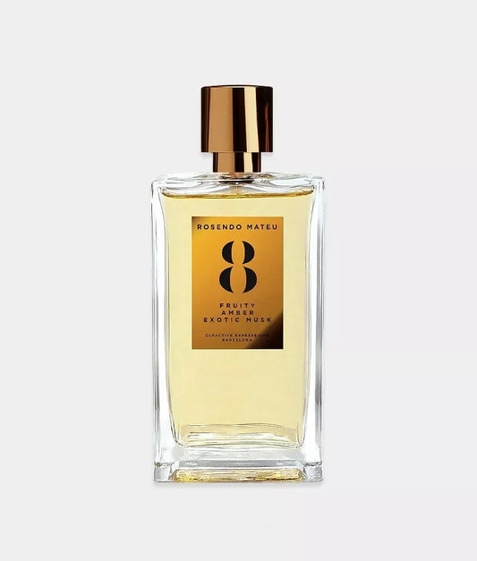 Rosendo Mateu No 8 Fruity Amber Exotic Musk Eau de Parfum perfume bottle