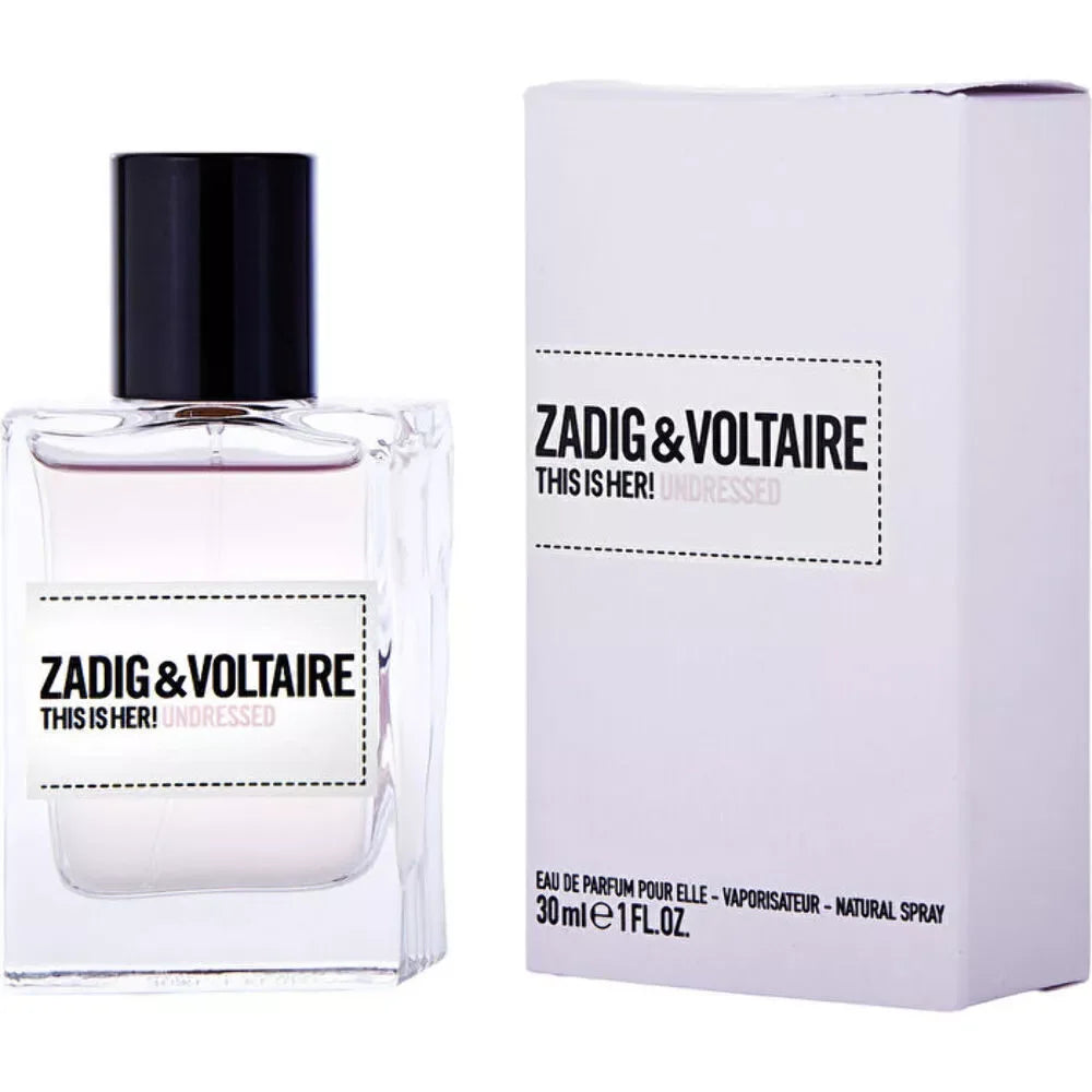 Zadig & Voltaire This Is Her! Undressed Eau de Parfum carton and packaging