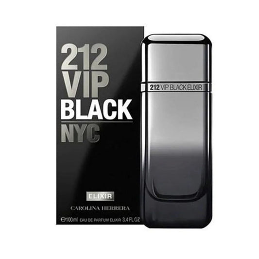 Carolina Herrera 212 VIP Black Elixir Eau de Parfum perfume bottle