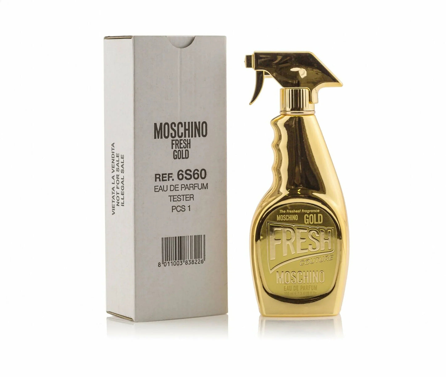 Moschino Gold Fresh Couture Eau de Parfum label detail