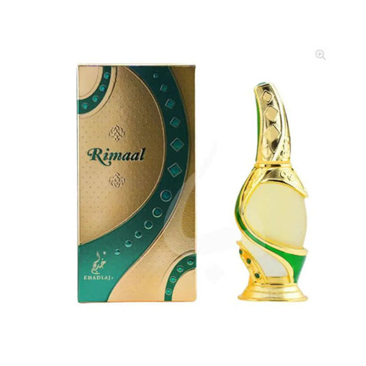 Khadlaj Rimaal Green Perfume Oil perfume bottle