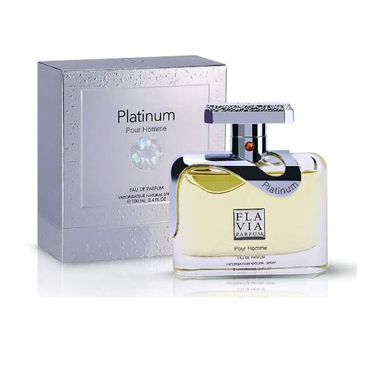 Flavia Platinum Pour Homme Eau de Parfum perfume bottle