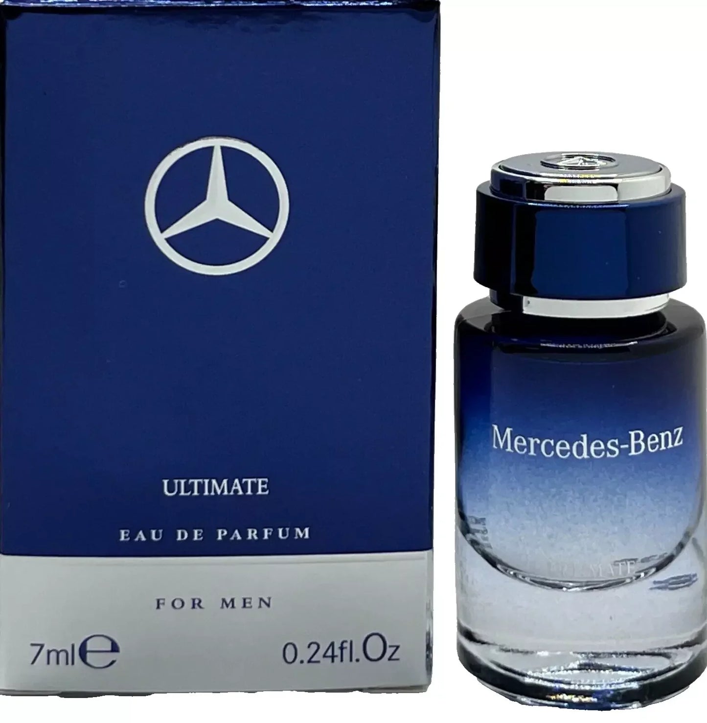 Mercedes Benz Ultimate Eau de Parfum bottle close-up detail