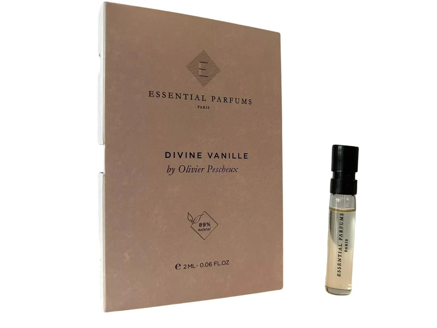 Essential Parfums Divine Vanille Eau de Parfum packaging box