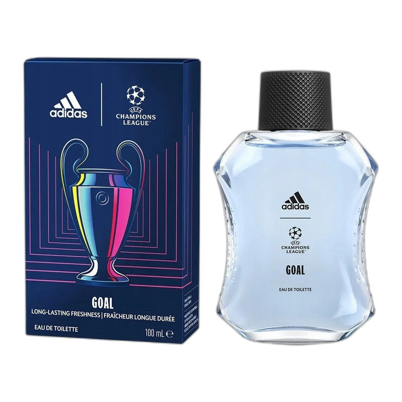 Adidas UEFA Champions League Goal Eau de Toilette perfume bottle