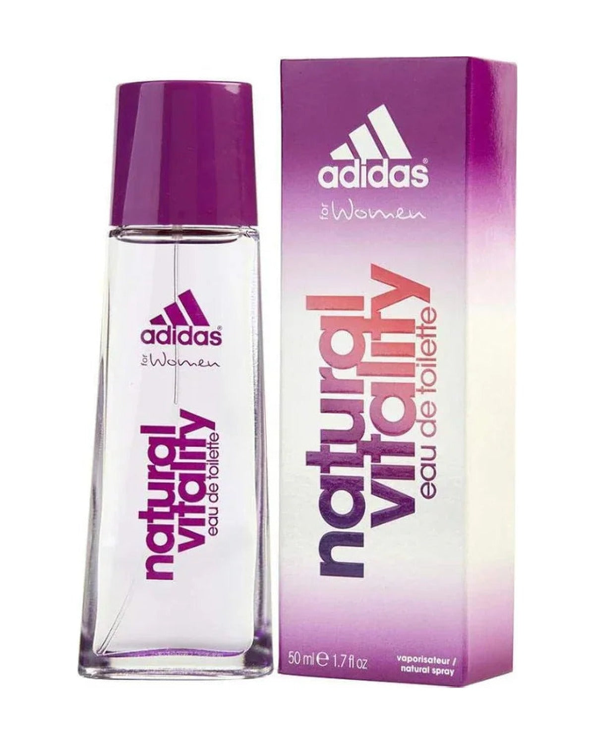 Adidas Natural Vitality Eau de Toilette bottle and box