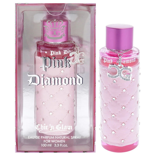 Chic 'n Glam Pink Diamond Eau de Parfum perfume bottle