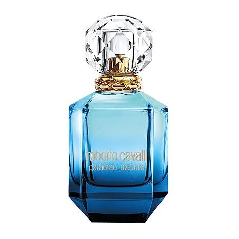 Roberto Cavalli Paradiso Azzurro Eau de Parfum bottle and box