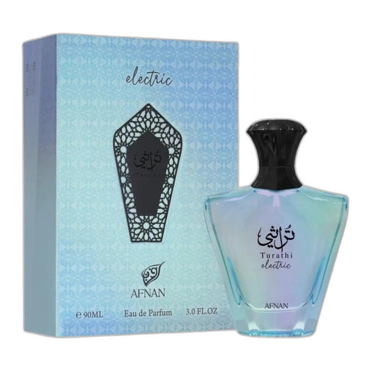 Afnan Turathi Electric Eau de Parfum perfume bottle