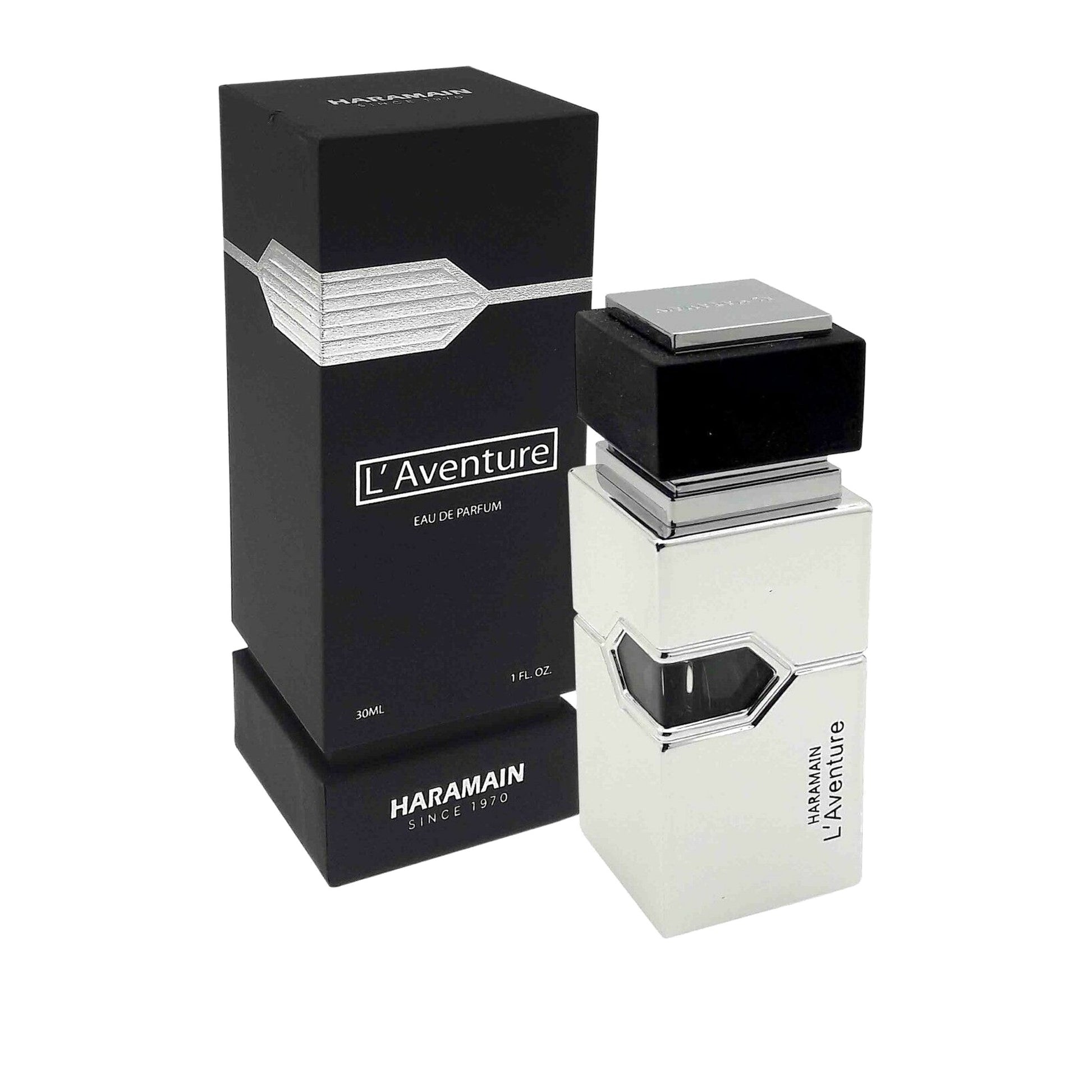 Al Haramain L'aventure Eau de Parfum perfume bottle