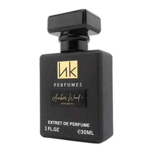 Amber Wood plus perfume bottle