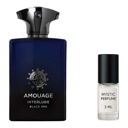 Amouage Interlude Black Iris Man decant sample vial