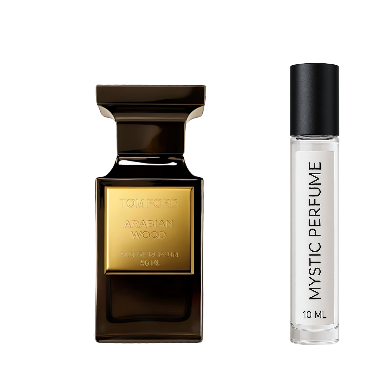 Tom Ford Arabian Wood sample vial label detail
