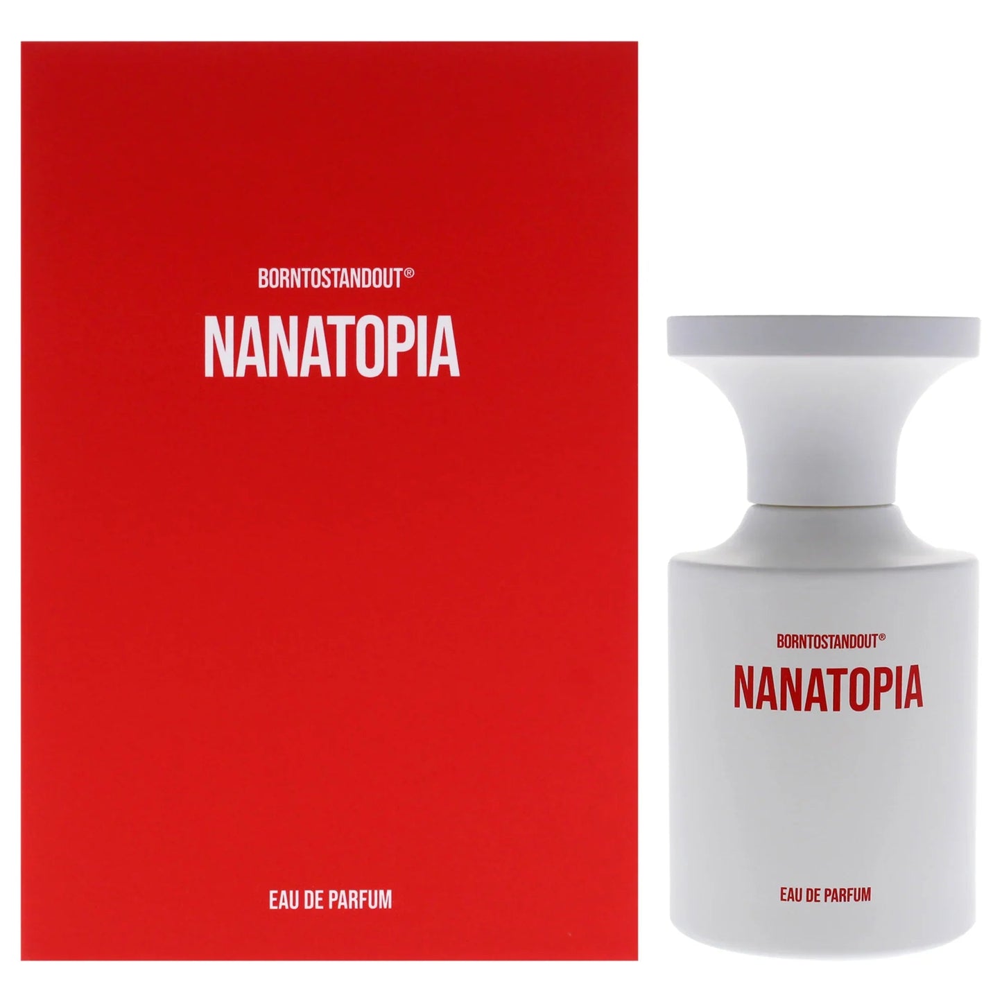 BORNTOSTANDOUT Nanatopia Eau de Parfum perfume bottle