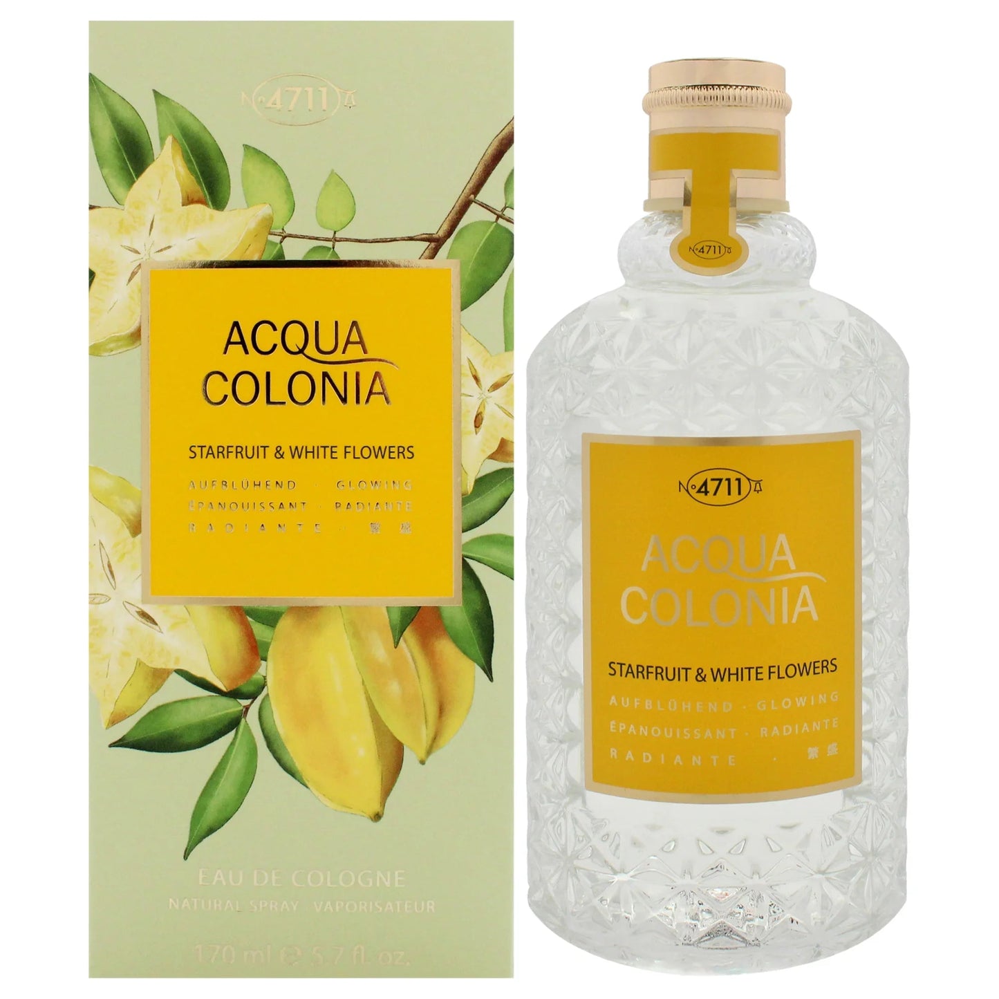 4711 Acqua Colonia Starfruit & White Flowers Eau de Cologne perfume bottle